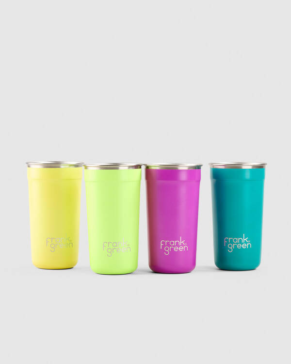 Colour Changing 16oz Stainless Steel Reusable Party Cup 4 Pack