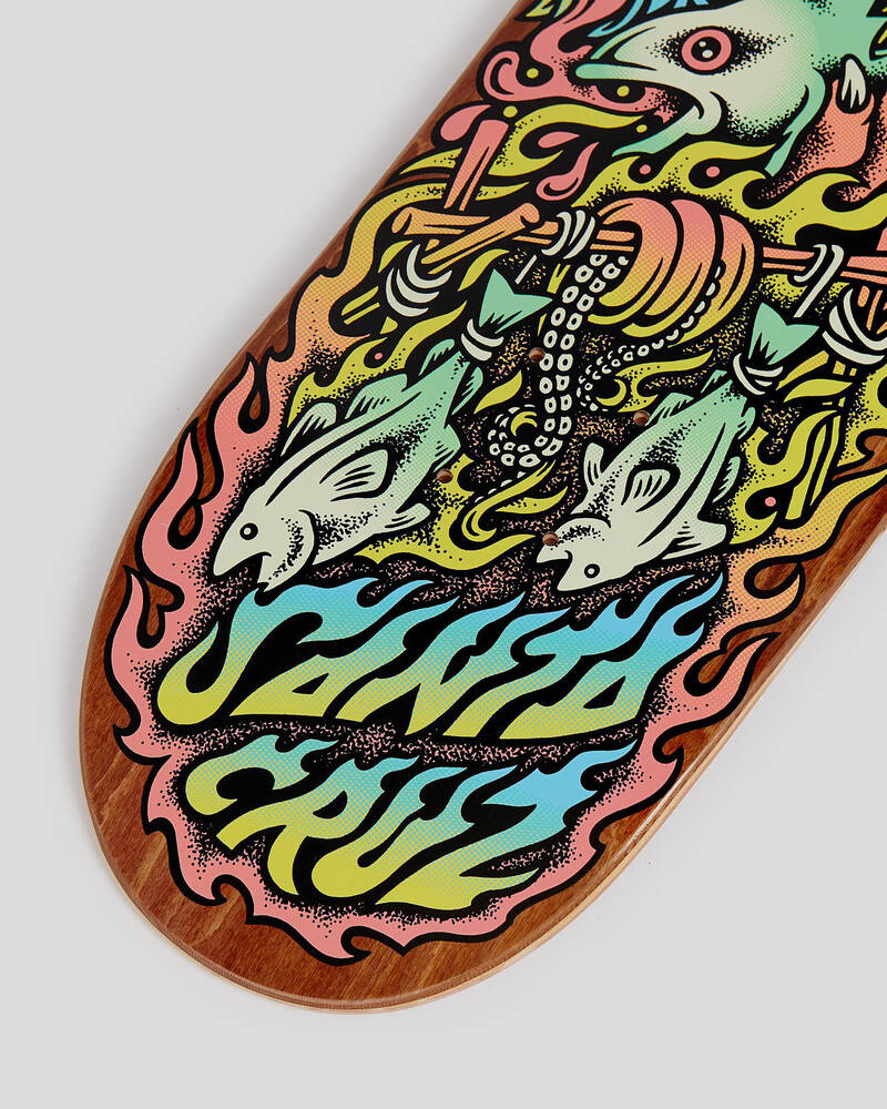 Santa Cruz Johnson Beach Wolf 2 8.375" Skateboard Deck for Mens