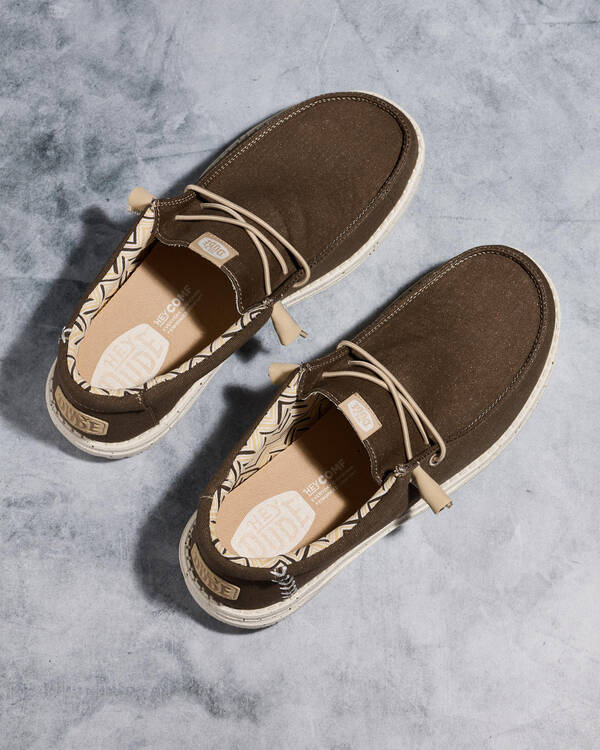 HEYDUDE Wally Stretch Canvas Shoes for Mens