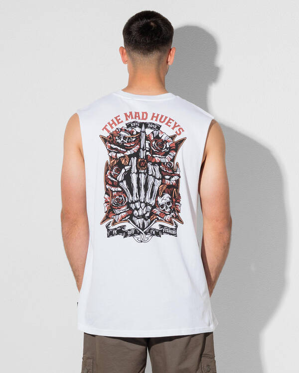 The Mad Hueys Shield FK Off Muscle Tank for Mens