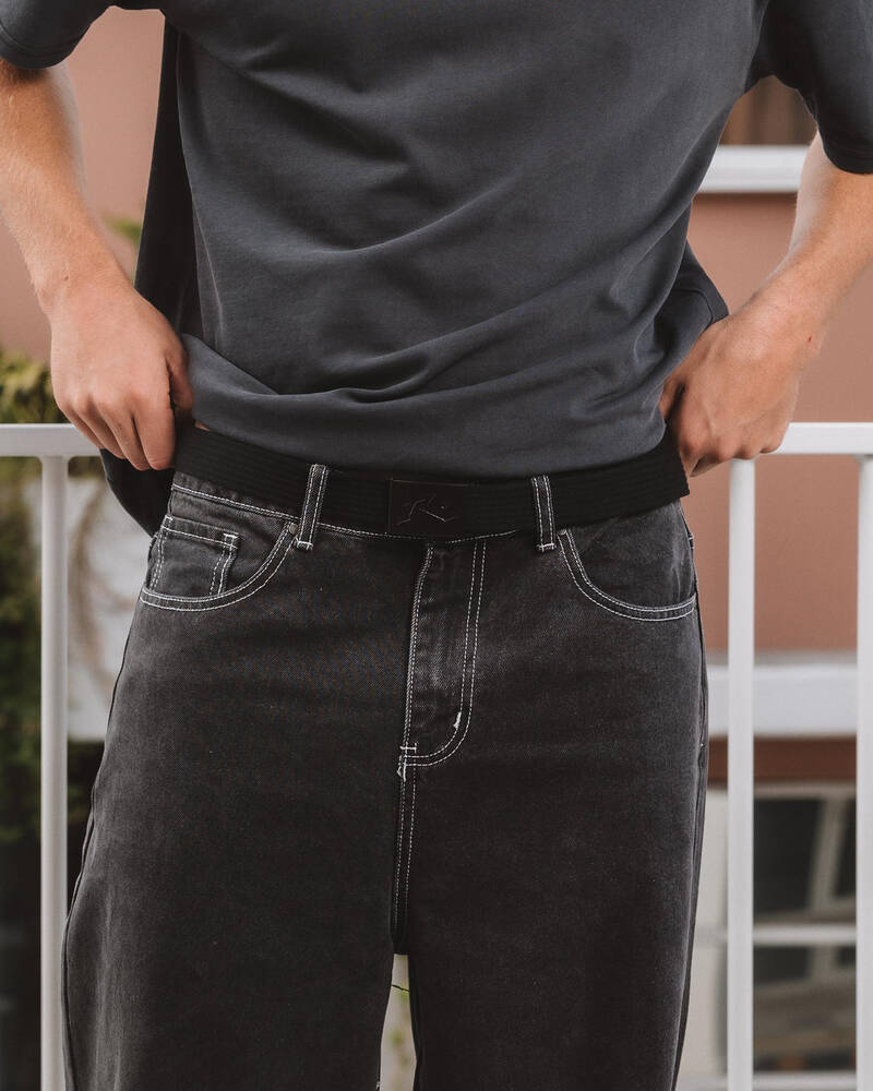 Billabong Barrel Leather Belt for Mens