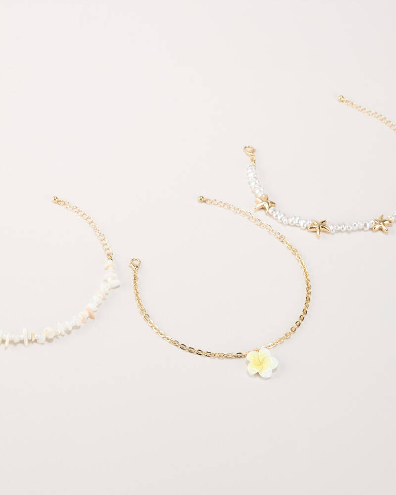 Karyn In LA Saxon Anklet Pack for Womens