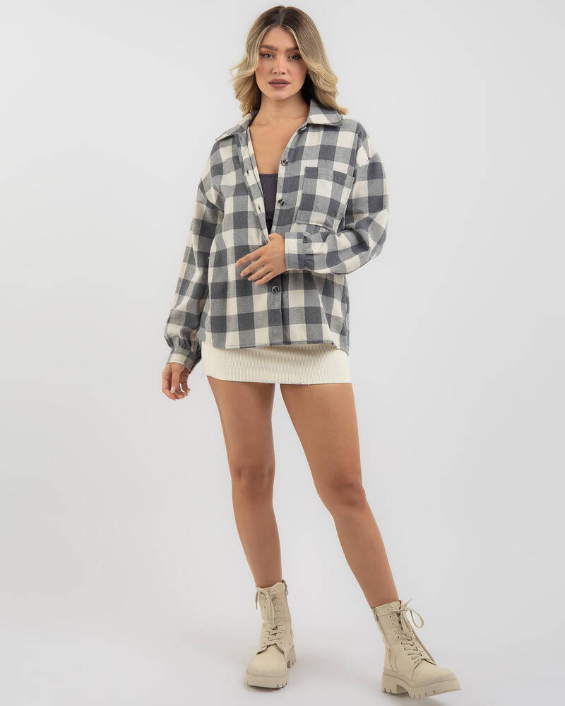 Ava And Ever Vancouver Flannel Long Sleeve Shirt for Womens