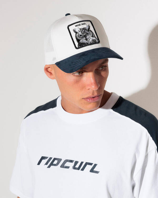 Suede Wise Owl Trucker Cap