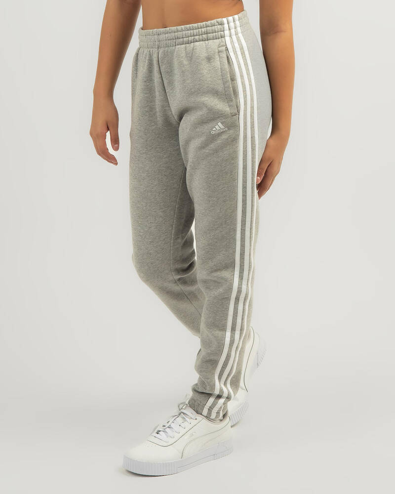 adidas Girls' Essentials 3 Stripe Track Pants for