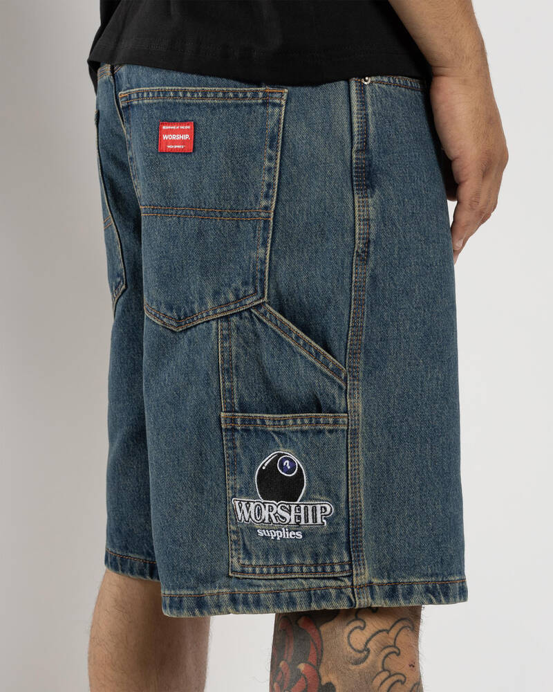 Worship Supplies Try Again Carpenter Shorts for Mens