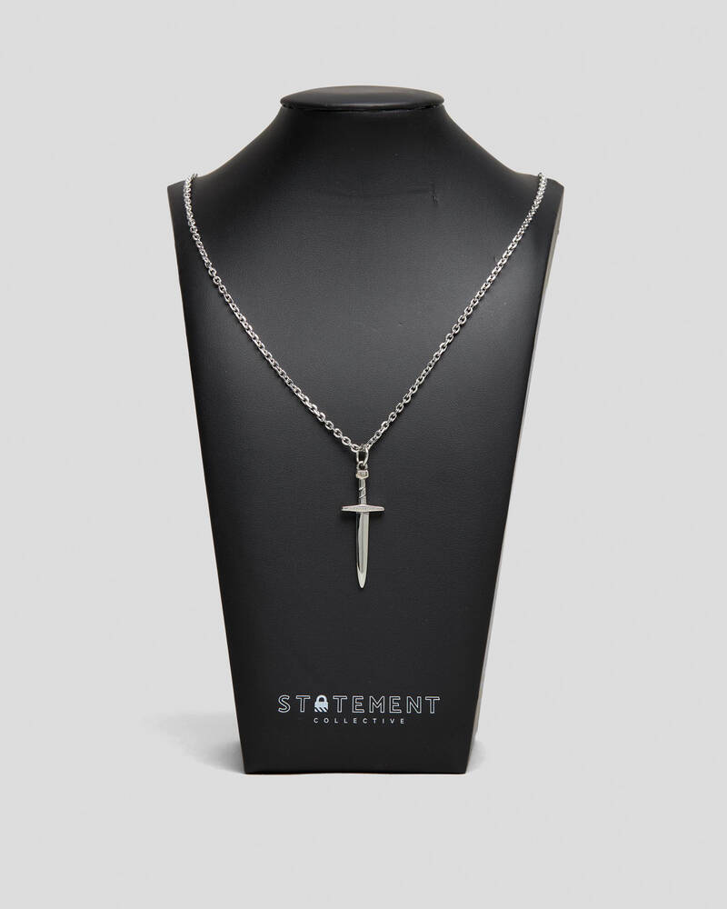 Statement Collective Dagger Pendant Necklace for Mens