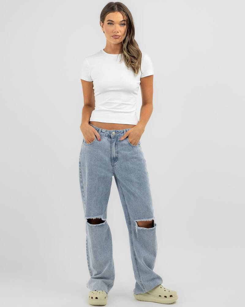 Ava And Ever Basic Super Soft Tee for Womens