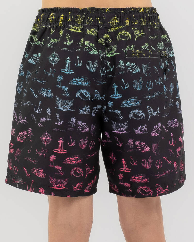 Salty Life Boys' Perplex Elastic Waist Shorts for Mens