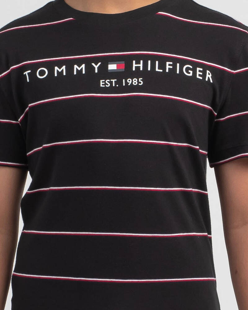Tommy Hilfiger Boys' Essential Stripe T-Shirt for Mens