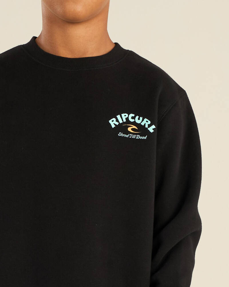 Rip Curl Boys' Shred Till Dead Crewneck Sweatshirt for Mens