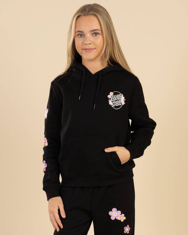 Girls' Blooming Stack Dot Chest Hoodie