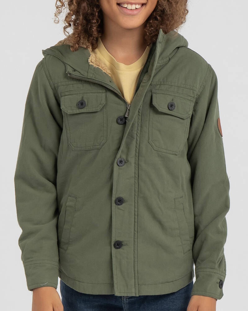 Rip Curl Boys' Gibbos Hooded Jacket for Mens