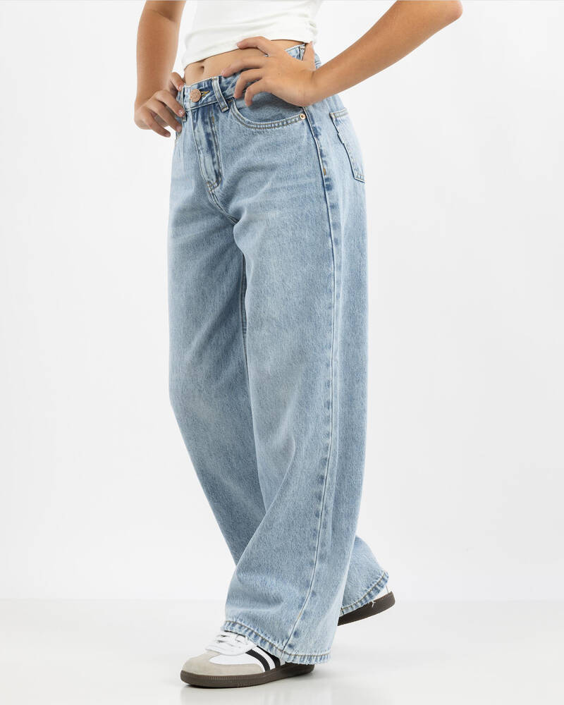 DESU Girls' Soho Wide Leg Jeans for Womens