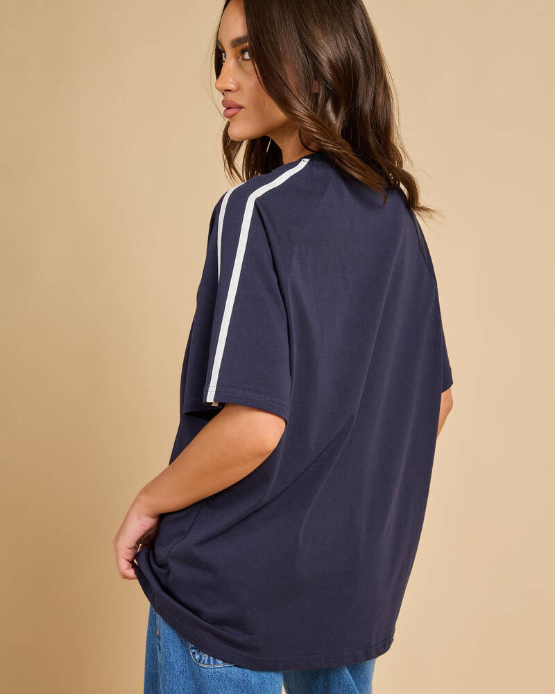 Rusty All Saint Collegiate OG Oversized T-Shirt for Womens