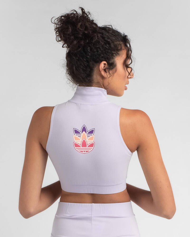 adidas Zip Up Tank Top for Womens