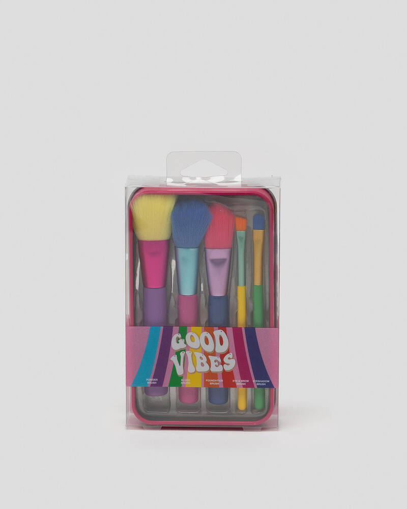 Mooloola Good Vibes Brush Set in Tin for Womens
