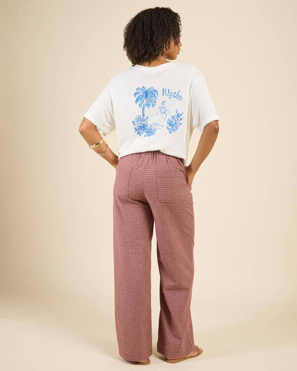 Rhythm Lucy Wide Leg Pants for Womens