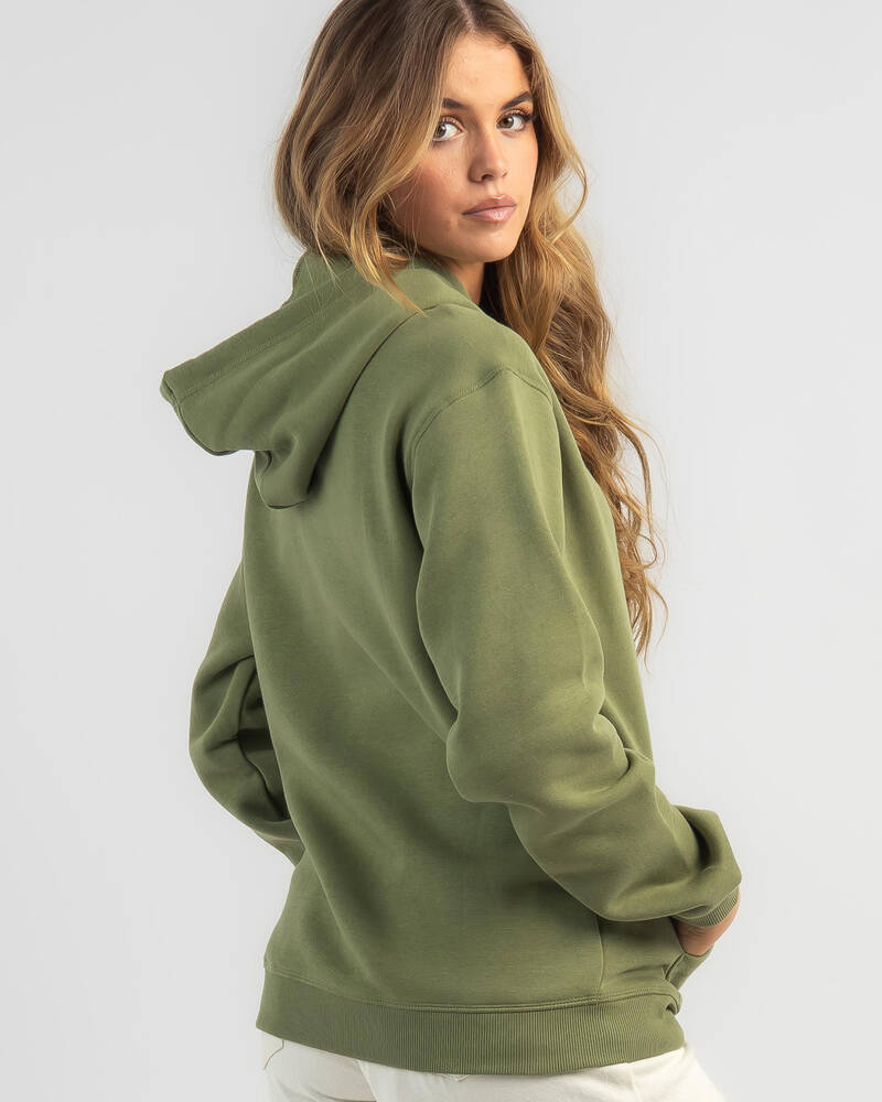 Roxy Surf Stoked Zip Through Hoodie for Womens