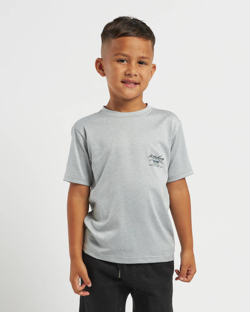Billabong Toddlers' Crossboards Short Sleeve Rash Vest for Mens