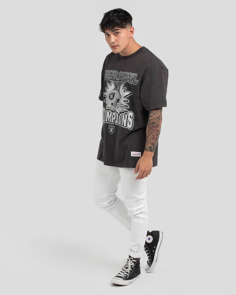 Mitchell & Ness Oakland Raiders Vintage Superbowl T-Shirt for Mens
