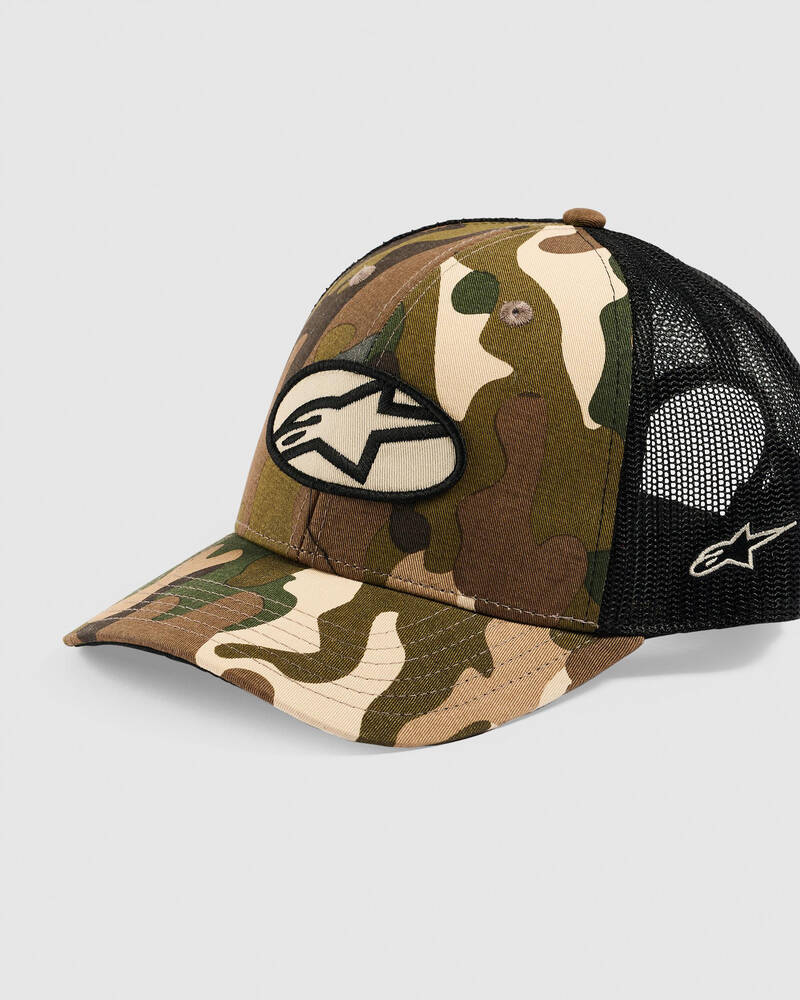 Alpinestars Oblique Camo Trucker Cap for Mens