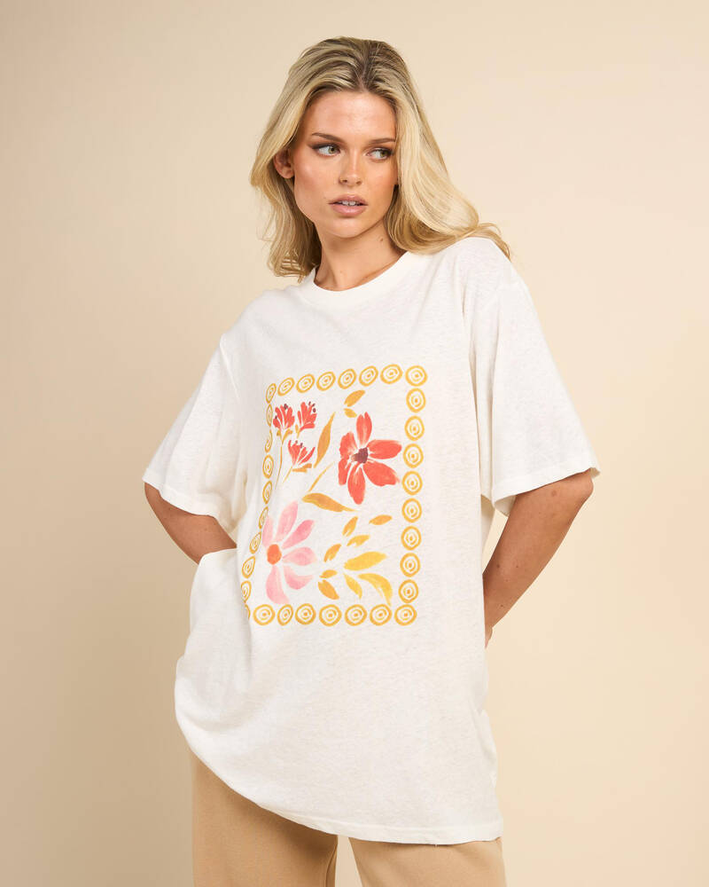 Rhythm Wildflower Oversized T-shirt for Womens