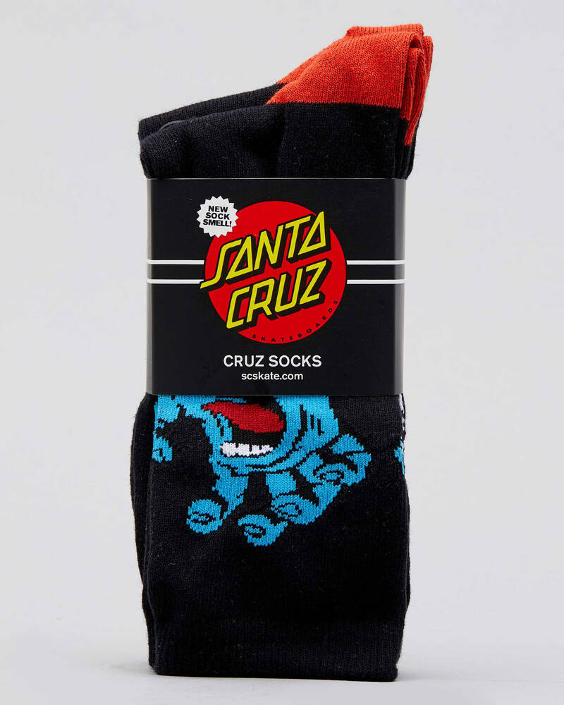 Santa Cruz Screaming Hand Socks 2 Pack for Mens