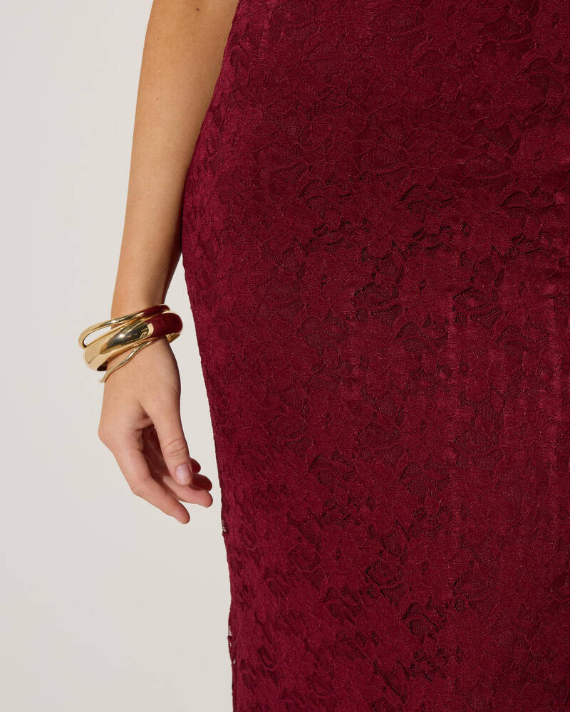 Mooloola Meli French Lace Maxi Dress for Womens