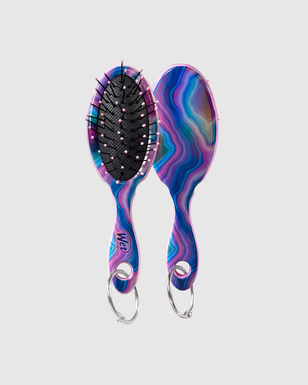 Wet Brush Fantastic Voyage Hair Brush Key Chain for Womens