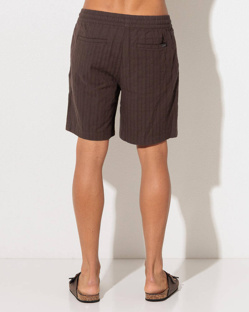 Skylark Sea Breeze Elastic Waist Shorts for Mens