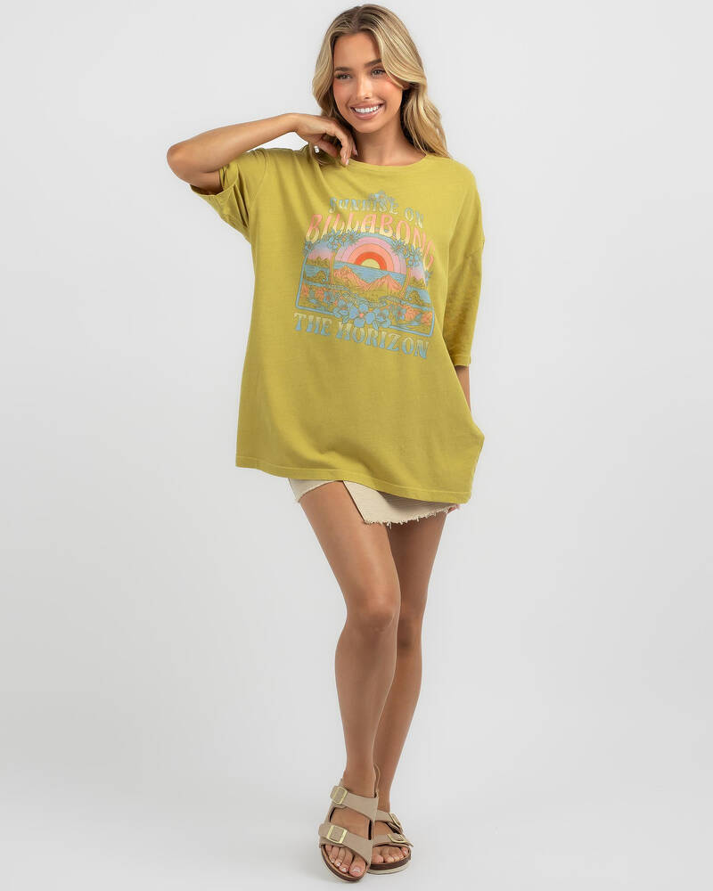 Billabong Sunrise On The Beach T-Shirt for Womens