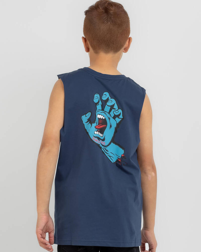 Santa Cruz Boys' Screaming Hand Muscle Tank for Mens