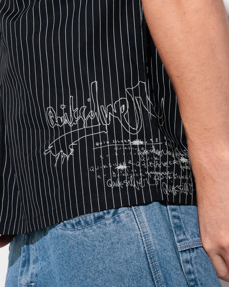 Quiksilver Altered Woven Short Sleeve Shirt for Mens