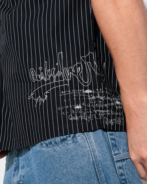 Quiksilver Altered Woven Short Sleeve Shirt for Mens