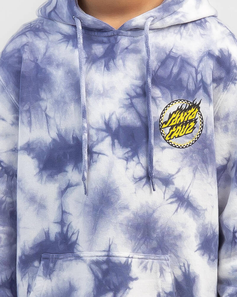 Santa Cruz Checked Out Flamed Dot Hoodie for Mens