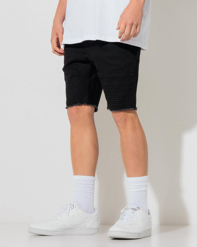 Lucid Arcade Elastic Waist Shorts for Mens