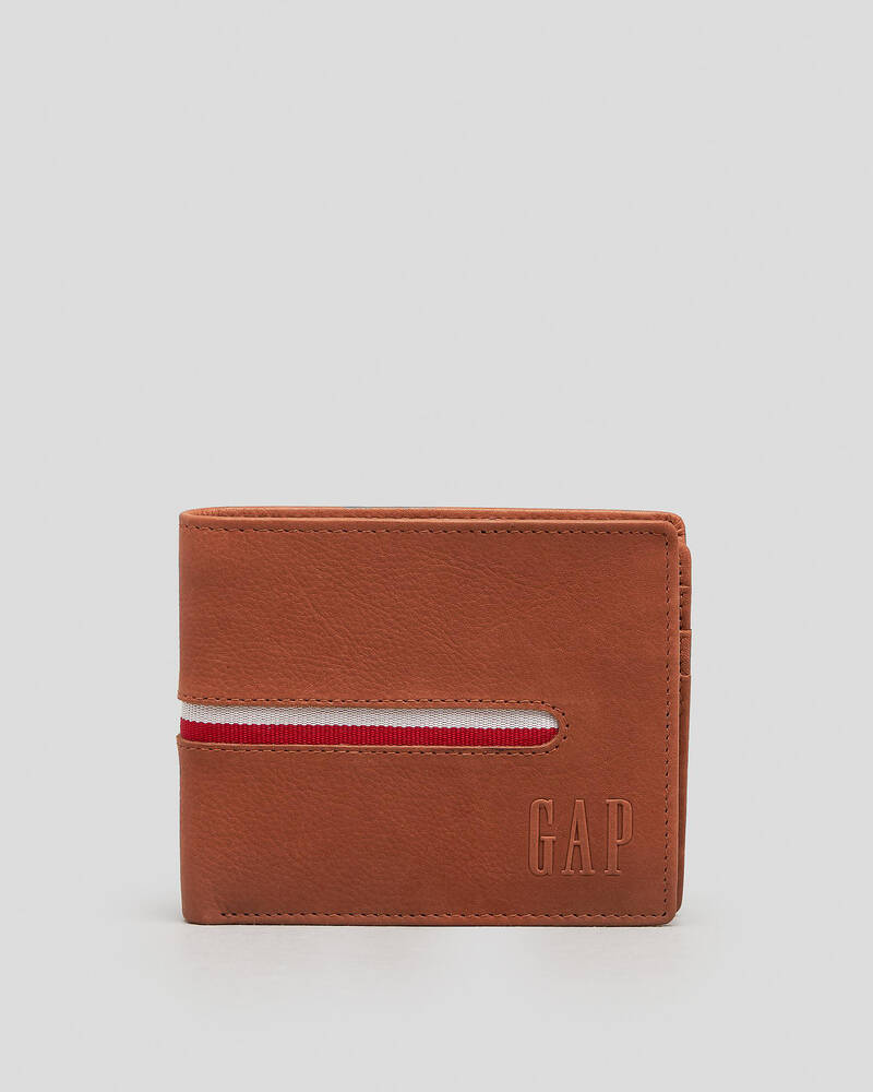 GAP Trifold Leather Wallet for Mens