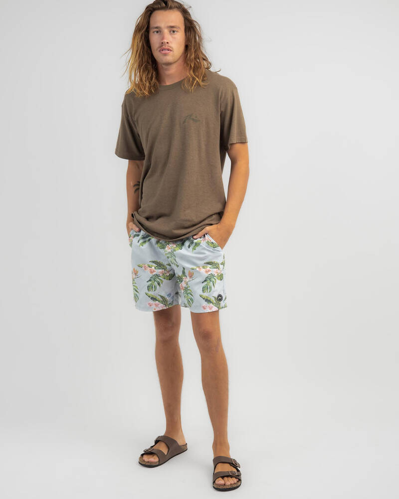 Rusty Selling The Dream Elastic Board Shorts for Mens
