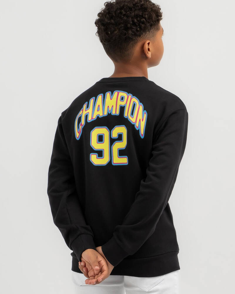 Champion Boys' Modern Basket 52 Crew Sweatshirt for Mens