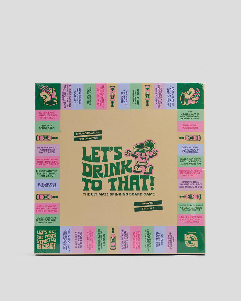 Get It Now Ultimate Drinking Board Game for Unisex