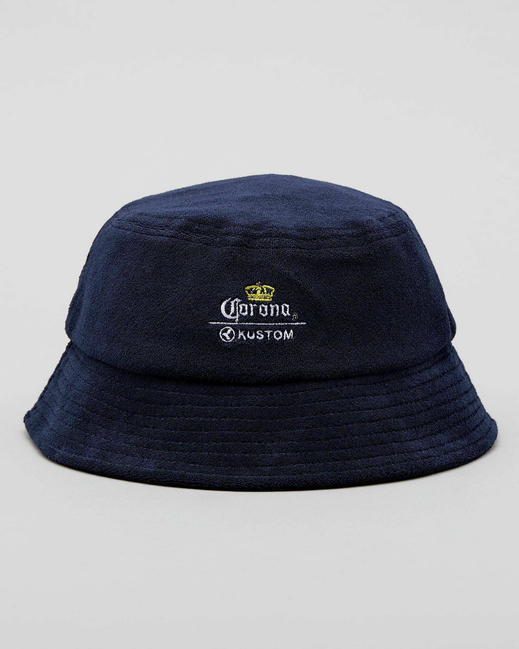Kustom Corona Bucket Hat In Navy | City 