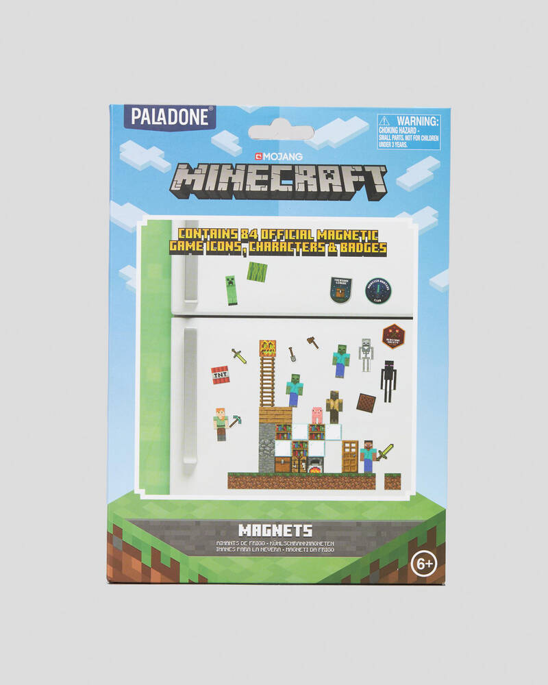 Get It Now Minecraft Build a Level Magnets for Unisex