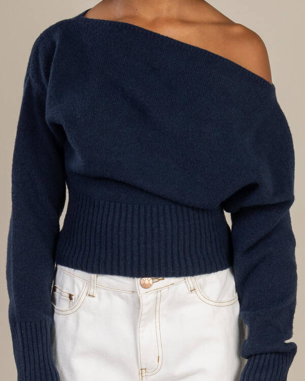 Ava And Ever Girls' Anni Off Shoulder Knit Jumper for Womens