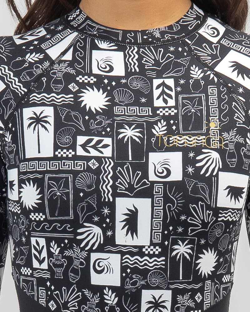 Topanga Vacay Vibe Long Sleeve Surfsuit for Womens