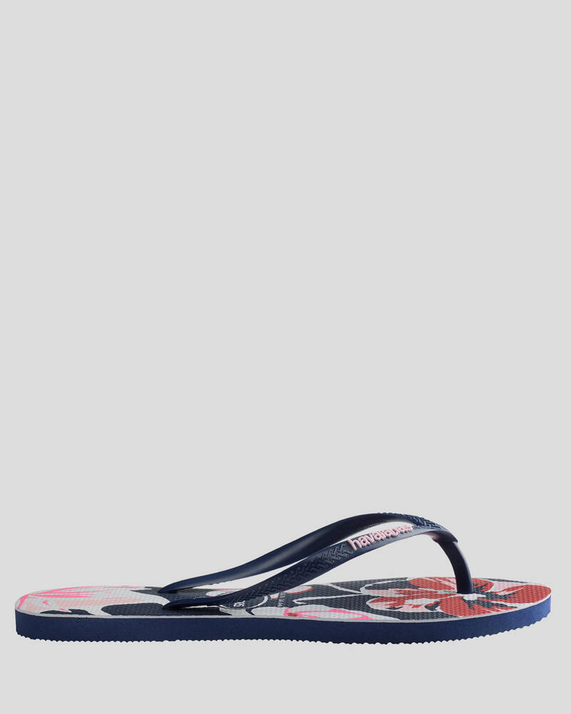 Havaianas Kids' Slim Print Floral Thong for Womens