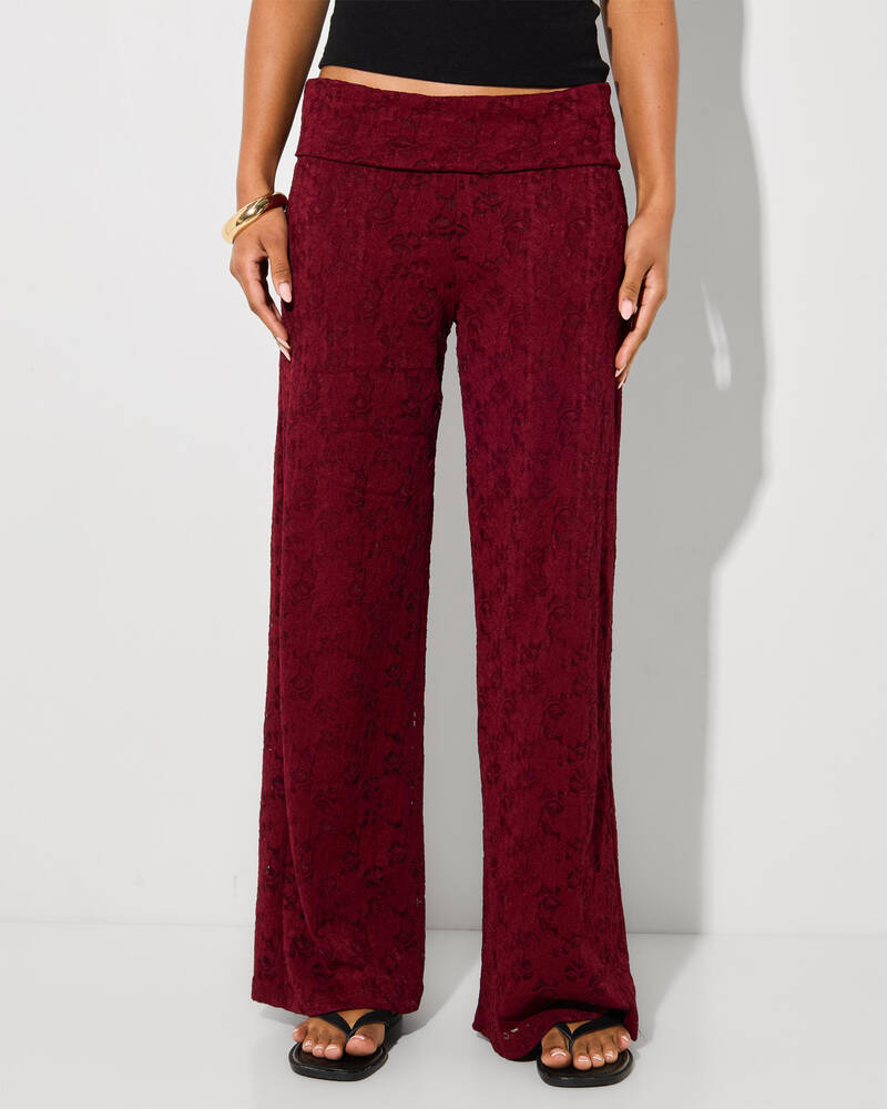 Mooloola Evie French Lace Pants for Womens
