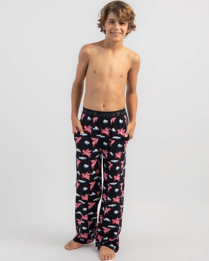 Lucid Boys' Flying Pigs Pyjamas for Mens