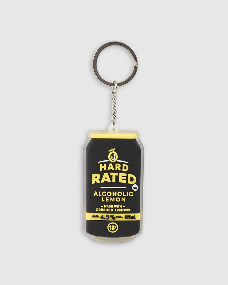 Hard Rated Can Shaped Keyring for Mens