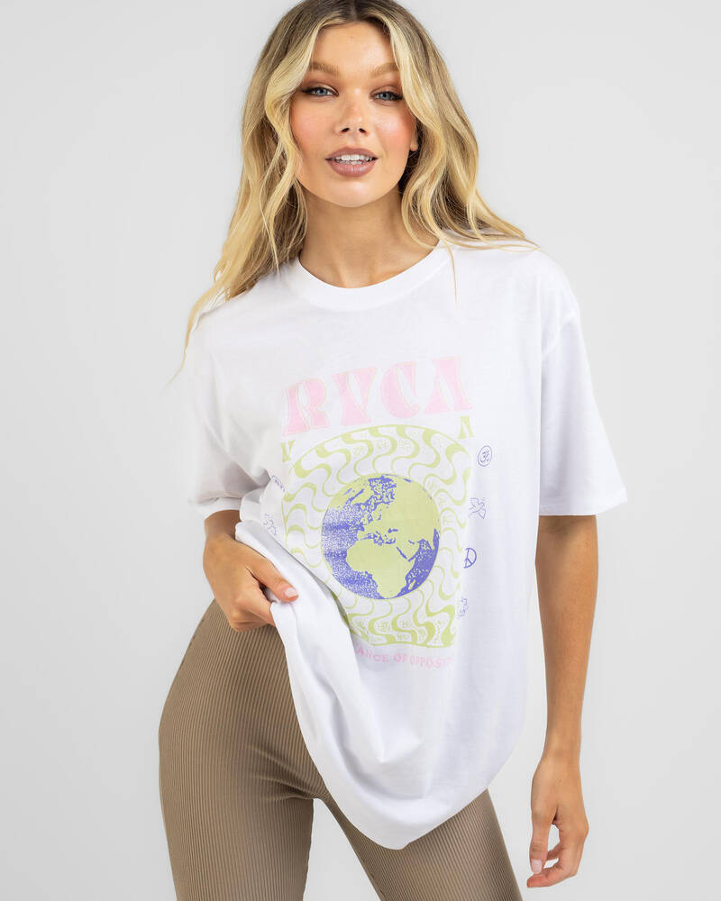 RVCA Global Order Rummage T-Shirt for Womens